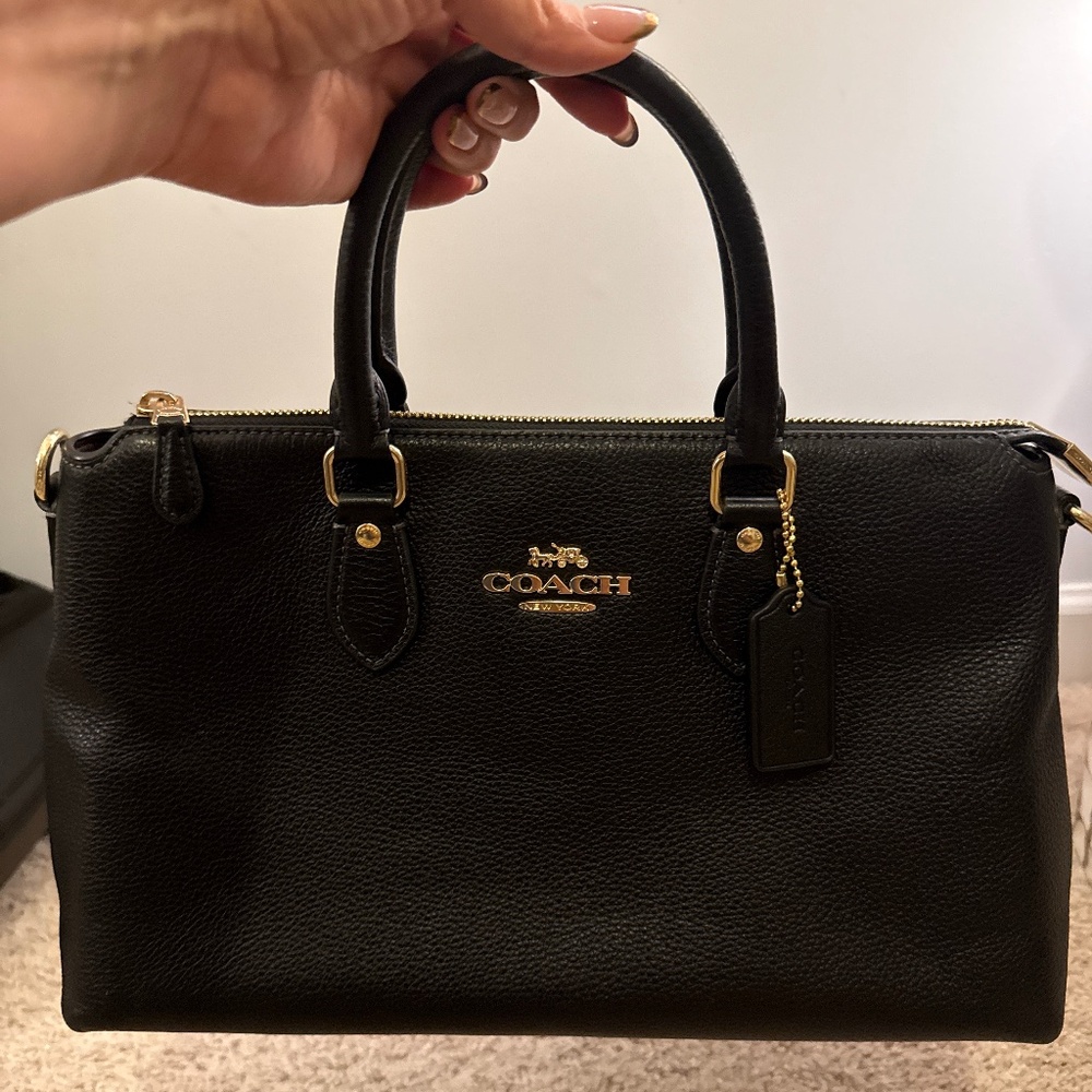 Leather Coach Georgia Satchel Bag
